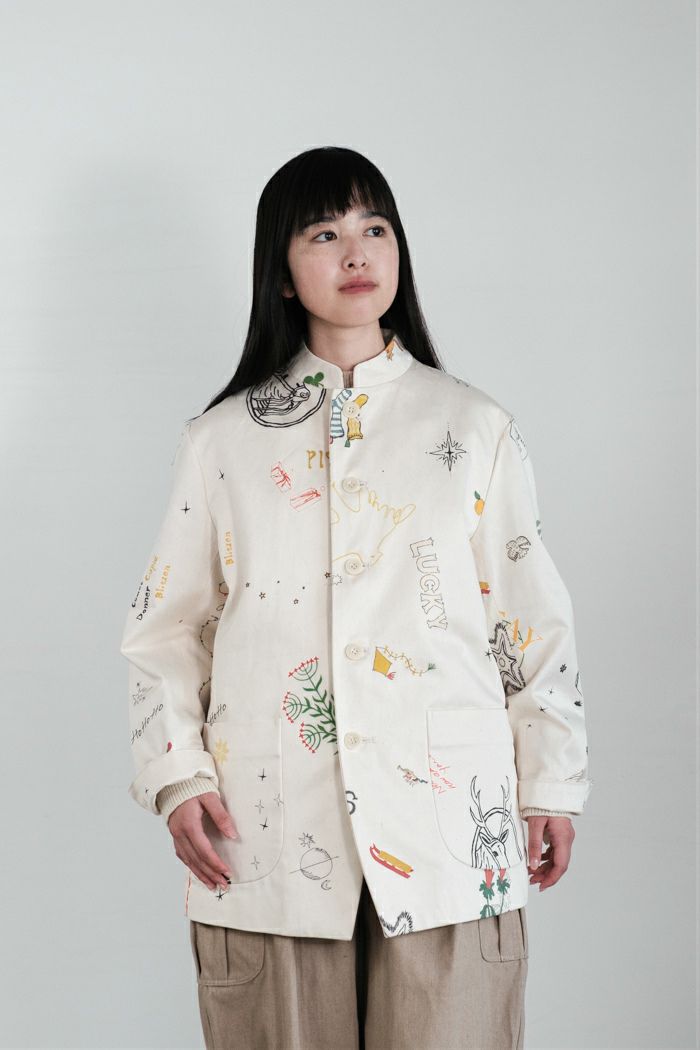 MAGALI マガリ コットンシルケット スエット プルオーバー(23AW