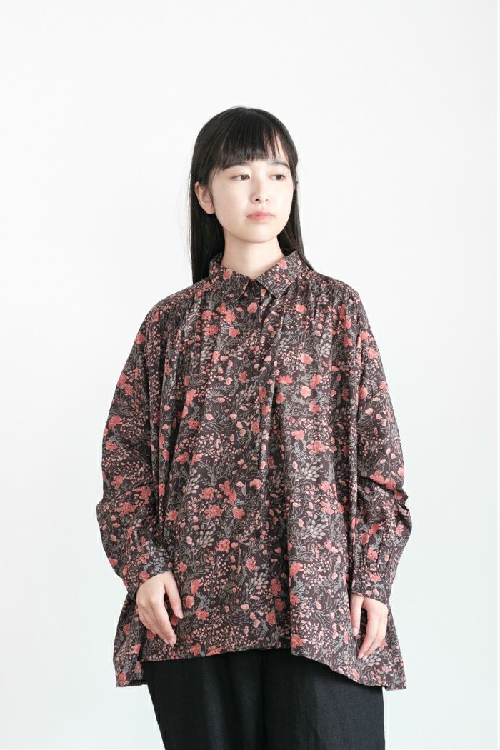 Laboratory ラボレイトリー リバティフリルブラウス(25AW) | T.T. GARRET