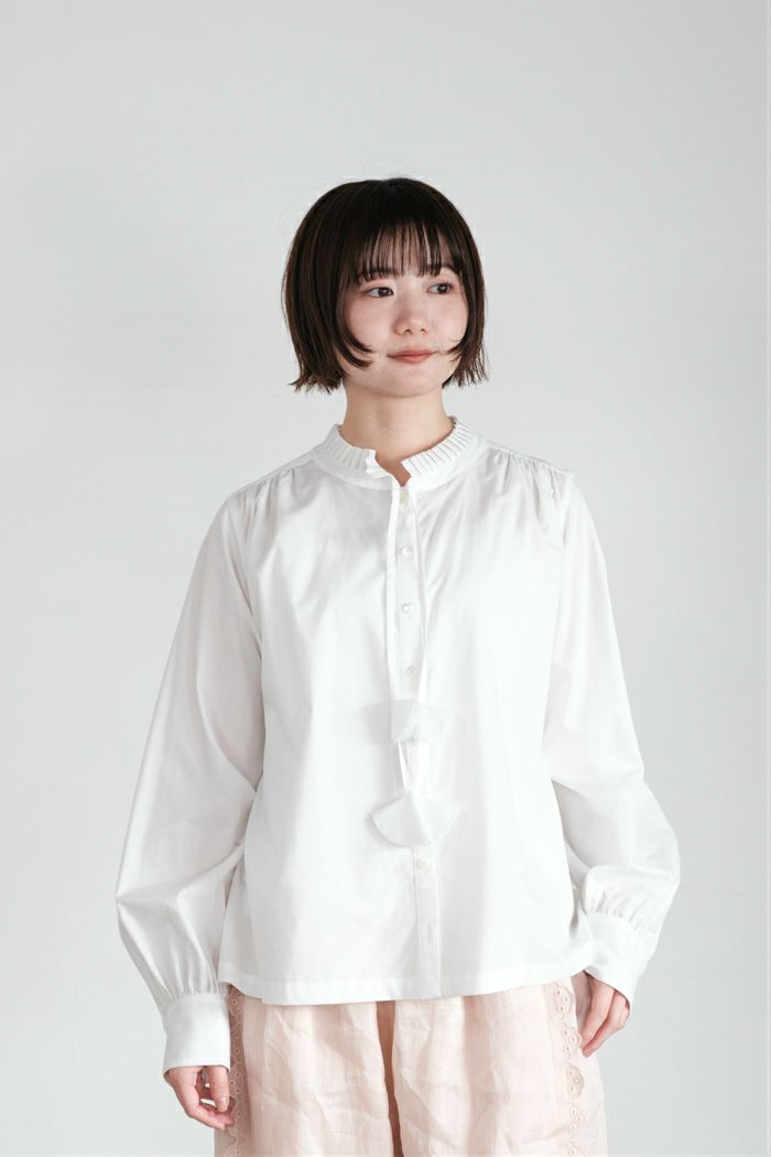 Porter des boutons ポルテデブトン ワイドカラーニットカーディガン