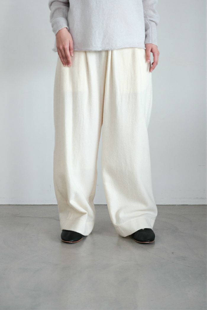 suzuki takayuki スズキタカユキ farmer's wide pants (25SS) | T.T.