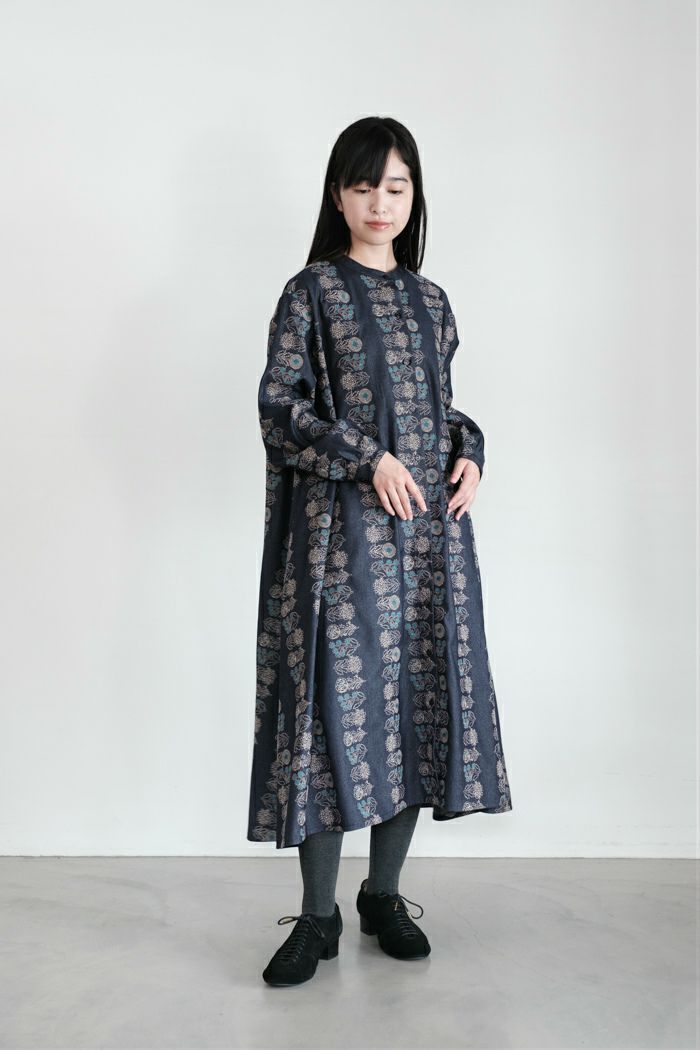 fig LONDON フィグロンドン ボーダーはぎはぎワンピース(SS