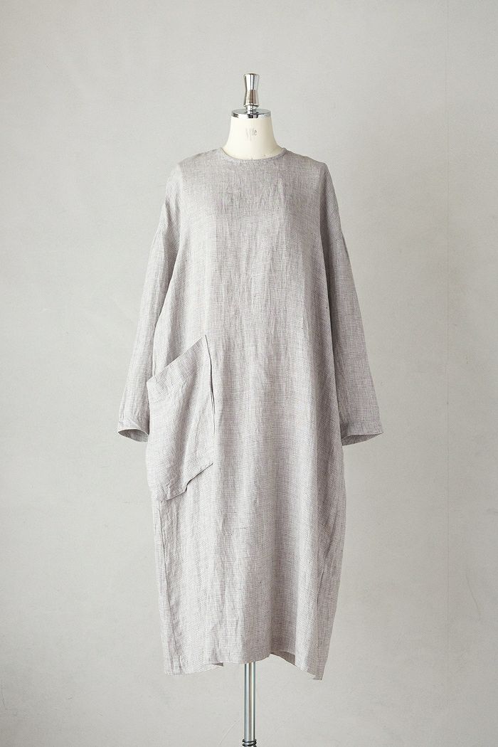 SOIL ソイル 7GG 2PLY PLAIN STITCH COTSWOLDS TURTLE NECK BUTTON