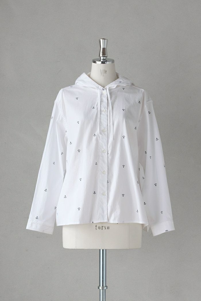 PAR ICI パーリッシィ カントリー刺繍セーラーブラウス(25SS) | T.T.