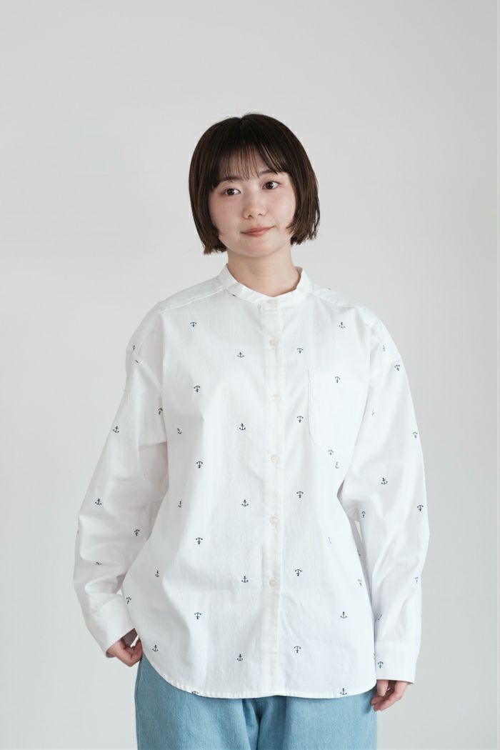 PAR ICI パーリッシィ カントリー刺繍セーラーブラウス(25SS) | T.T.