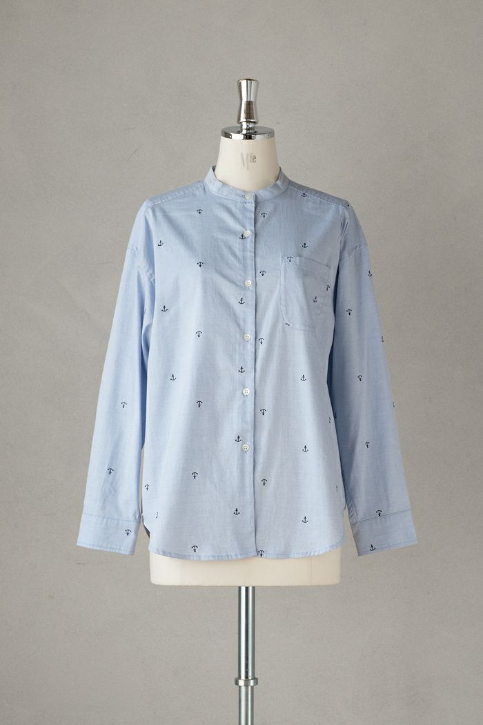 PAR ICI パーリッシィ カントリー刺繍セーラーブラウス(25SS) | T.T.