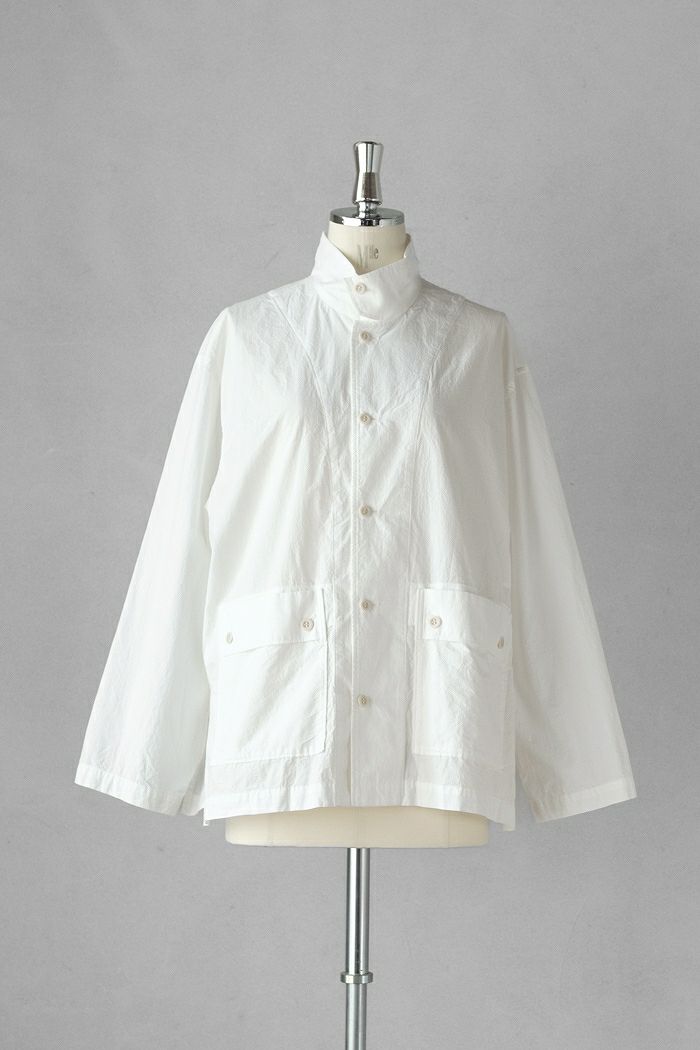 MAGALI マガリ 天日干しコットン・スクエアカラー・ワンピース(25SS