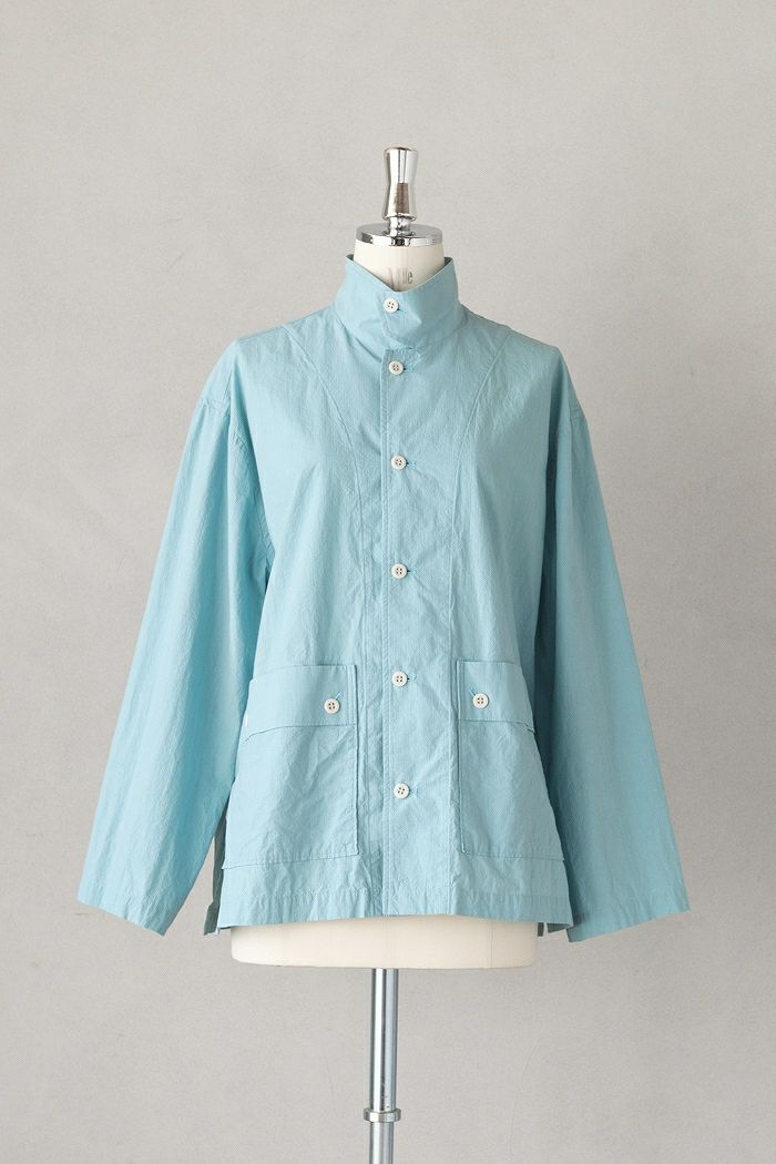 専用新品　PARICIパーリッシィ ライトオンスデニム スタンドシャツジャケット PAR ICI パーリッシィ ライトオンスデニム スタンドジャケット(25SS