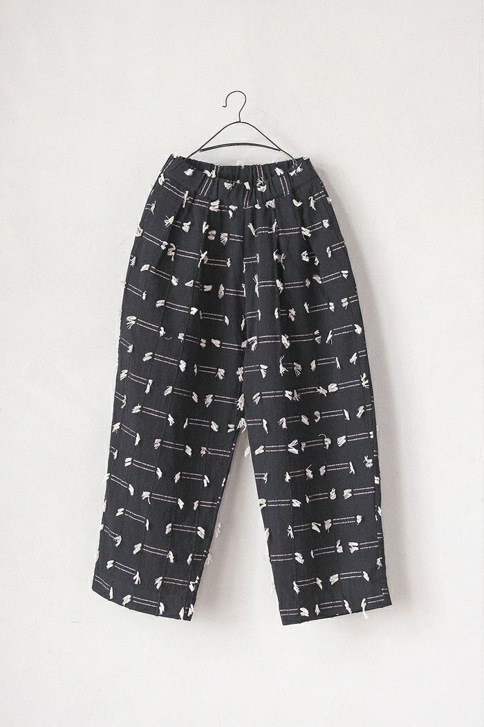 qiri キリ old letter flowers long gilet(25AW) | T.T. GARRET