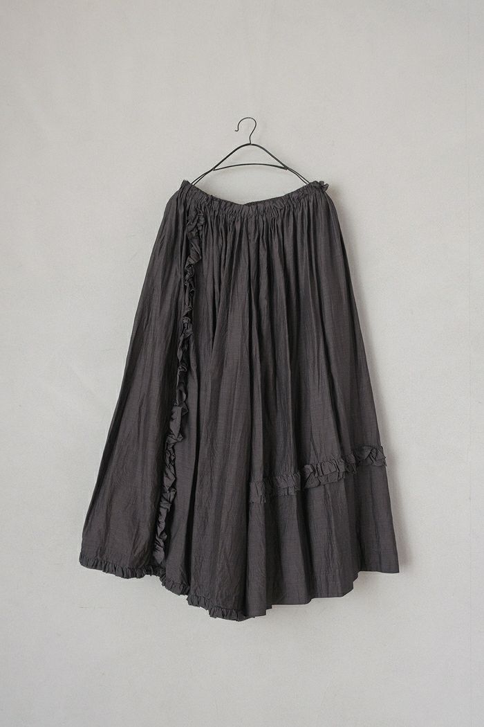 美品　GASA ガサ gasa キルトスカート キルティングスカート 刺繍 美品 GASA ガサ gasa キルトスカート キルティングスカート 刺繍