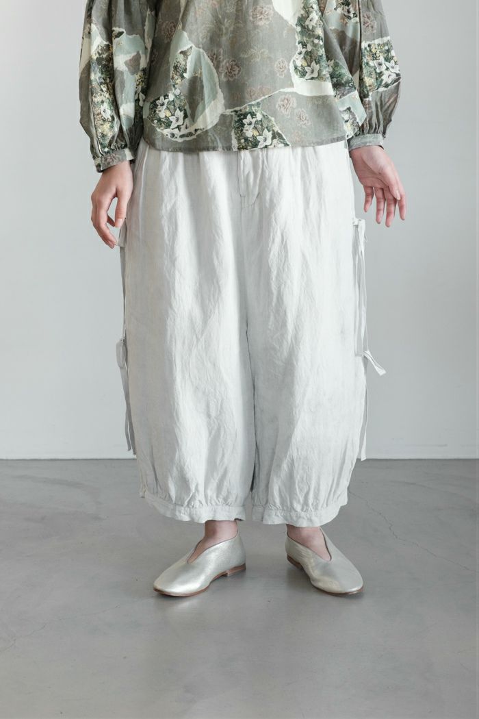 GASA* ガサ 瞑色 ギャザーパンツ（25AW) | T.T. GARRET