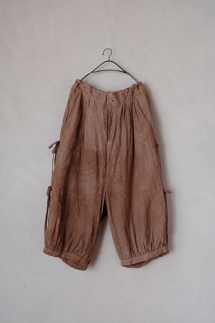 GASA* ガサ 想像と創造 ギャザーフリルパンツ（24AW) | T.T. GARRET