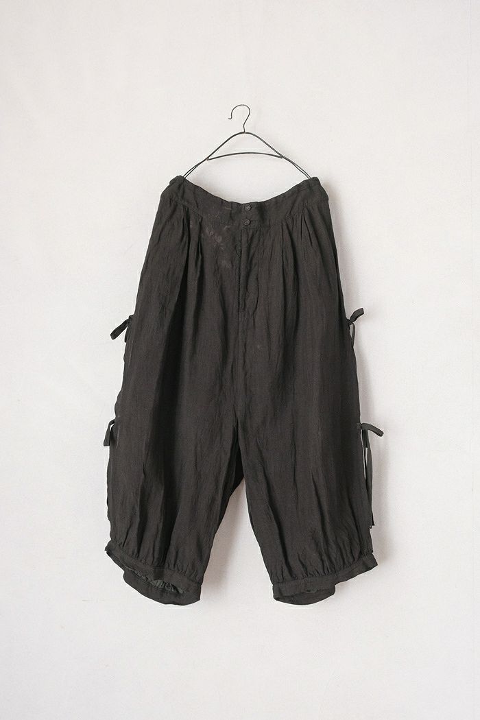 GASA* ガサ 想像と創造 ギャザーフリルパンツ（24AW) | T.T. GARRET