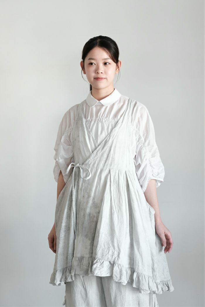 GASA* ガサ 葉影のリズム ギャザーパンツ（26SS) | T.T. GARRET