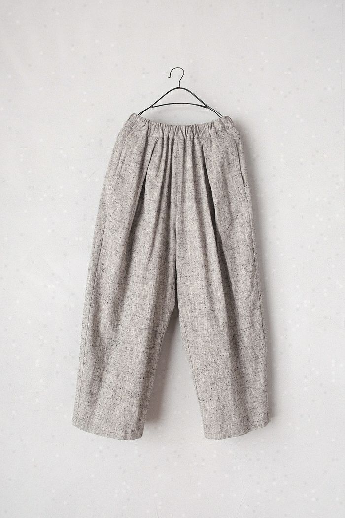 qiri キリ sashiko jacquard volume pants(25AW) | T.T. GARRET