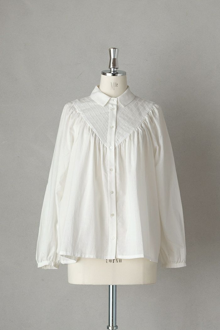 MAGALI マガリ クォーターニット・フリルプルオーバー(24AW) | T.T. GARRET