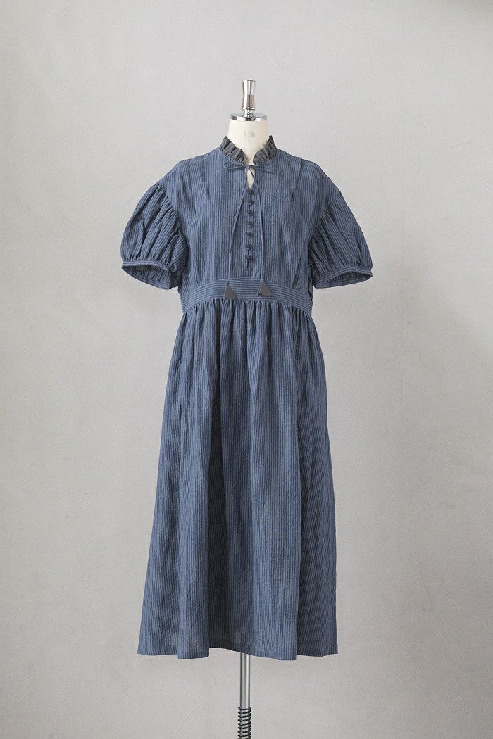 MAGALI マガリ コットンドビー・ウエストギャザープルオーバー(25SS