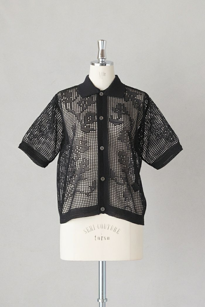 Gauze# ガーゼ アンティークレースリメイクニットカーディガン(25AW