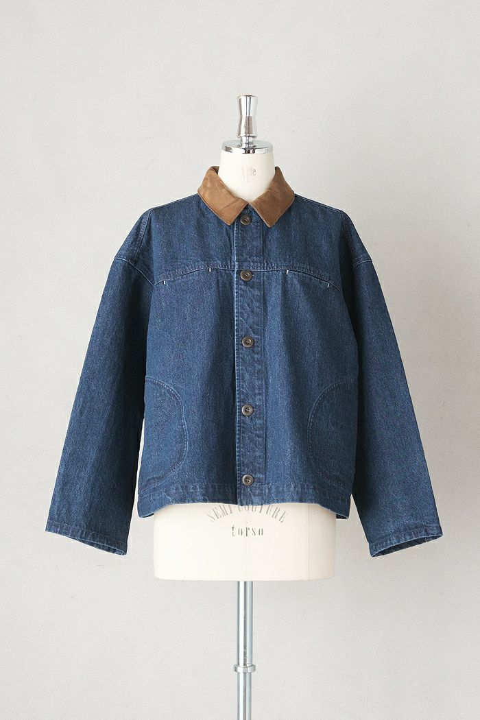 marble SUD マーブルシュッド fuwa fuwa flower ジップアップブルゾン